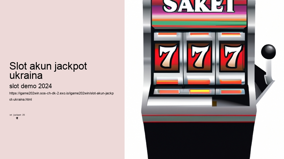 slot akun jackpot ukraina